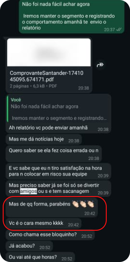 Depoimentos do serviço de Detetive Particular em Brasília.