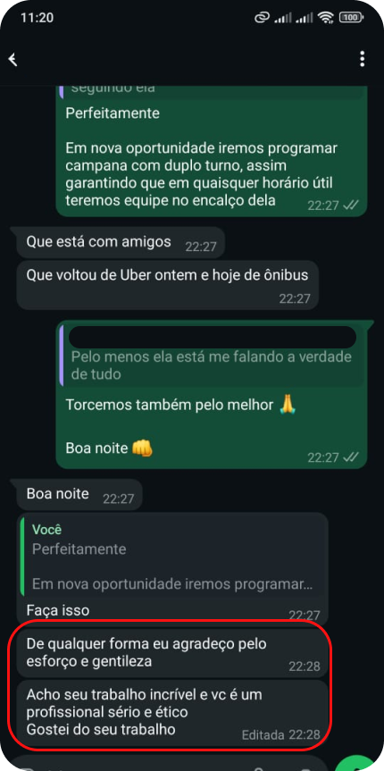 Depoimentos do serviço de Detetive Particular em Brasília.